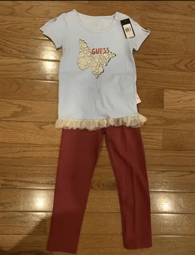 BNWT GUESS Outfit. 5T. Giftable. Smoke free pet free home. $30 for both pieces. Pick up Port Union a...