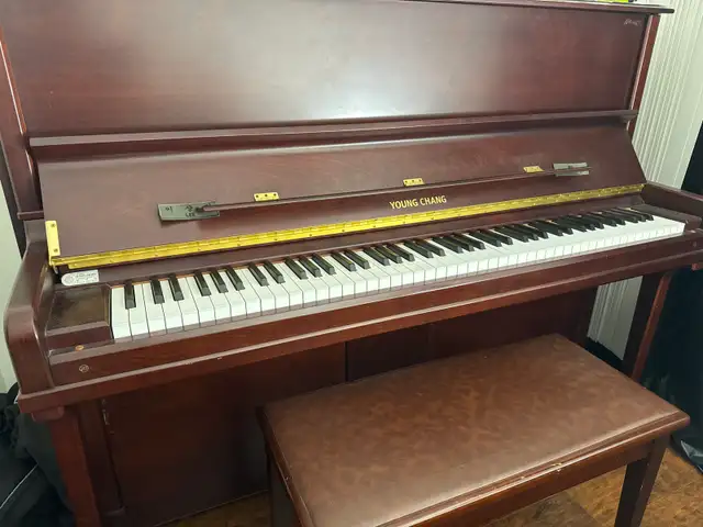 Young Chang Upright Piano in Pianos & Keyboards in City of Toronto - Image 2