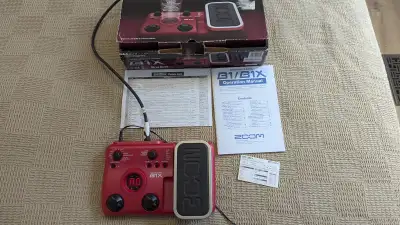 Zoom B1X bass multieffect pedal - like new, in box, View more