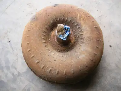 This is a good used Torque converter for GM. Aluminum 2-speed Power-Glide Transmission.