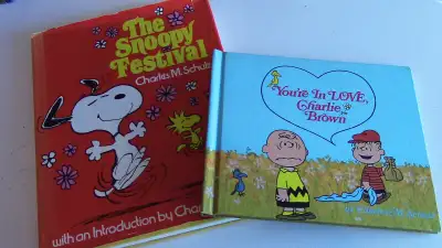 5 Charlie Brown Books, Pull Toy Snoopy & Woodstock, View more