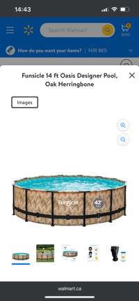 Funcicle 14’ x 42” round pool