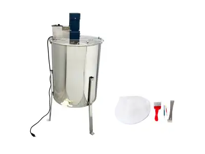 110V 4Frame 304SS Honey Extractor Beekeeping Centrifuge 170462, View more