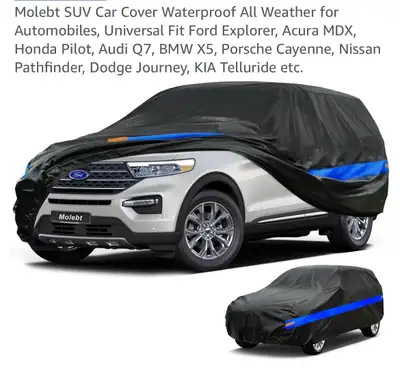 Keep your car or SUV protected with this Universal waterproof car cover, designed for all-weather co...
