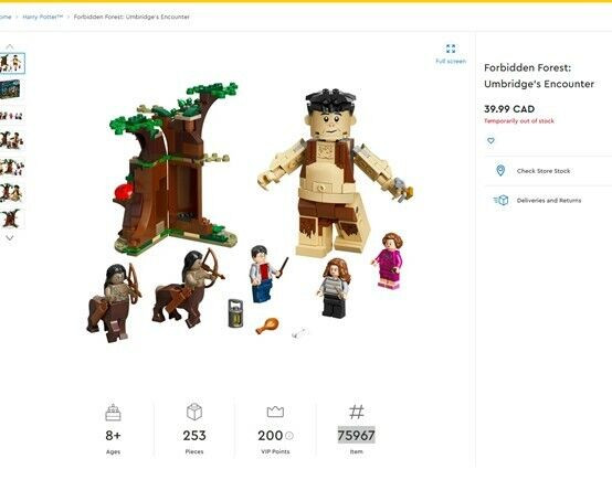 Lego 75967 forbidden for sale  