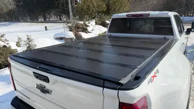 Top of the line Tonneau cover. All aluminum, solid construction. Love this cover, but I only got it...