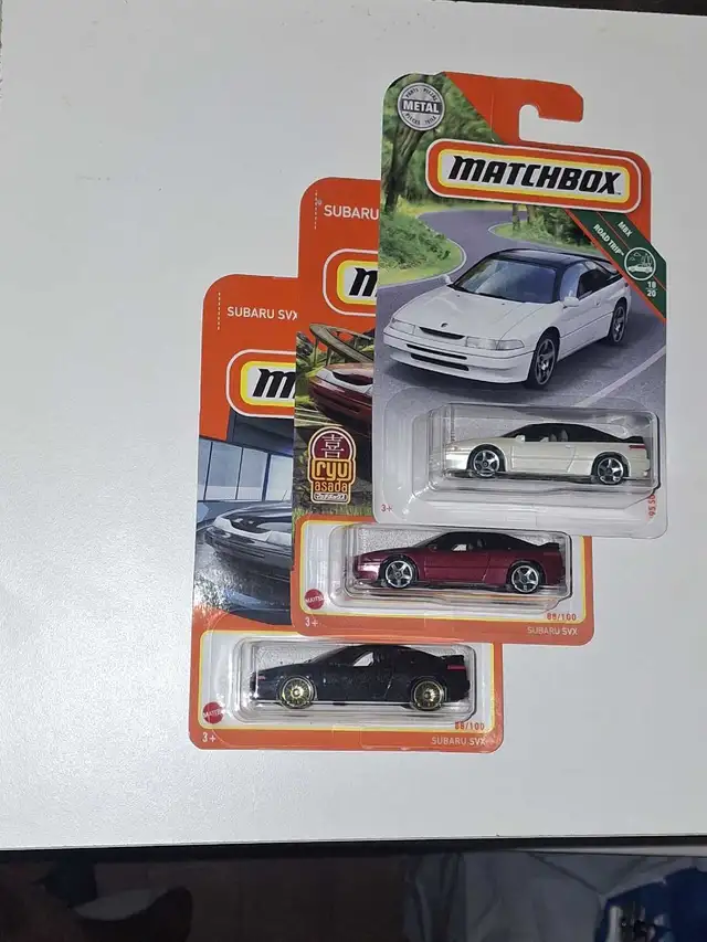 '95 Subaru SVX Matchbox lot of 3 variations 
