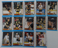 CARTE DE HOCKEY Boston Bruins Team Set 1989 O-Pee-Chee