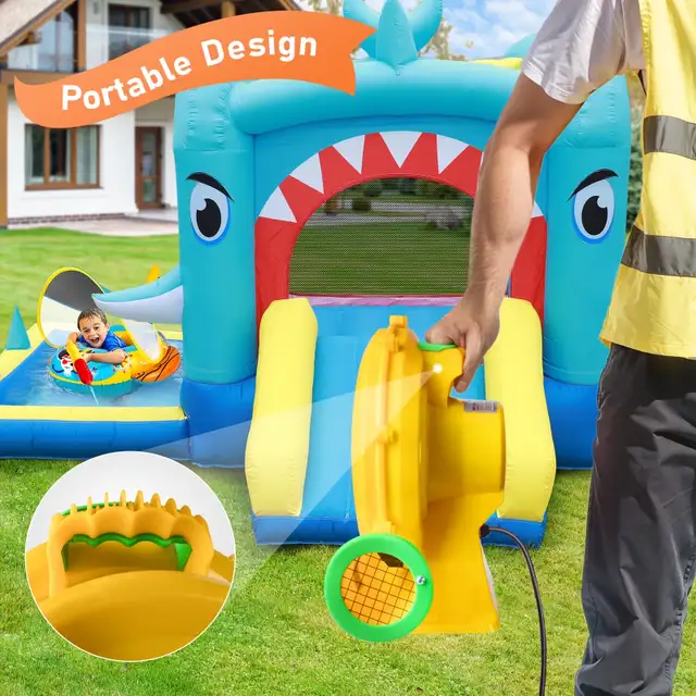 Toaob 370W 0.5HP Air Blower: Bounce House Blower in Toys & Games in Markham / York Region - Image 5