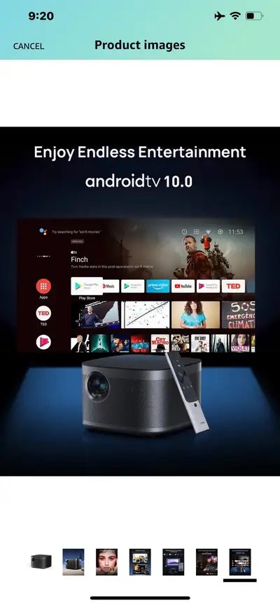 XGIMI Horizon Pro 4K Projector, 1500 Lumens, Android TV 10, View more