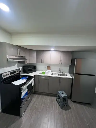 Please read, ad still up suite is available. Spacious basement suite - 1 bed and kitchen w/living ar...