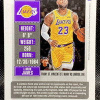 LeBron James 2018-19 Panini Contenders Season #30 L. A. Lakers