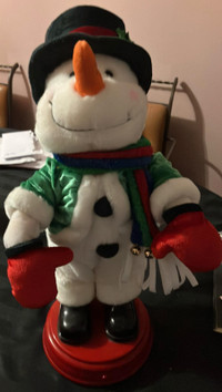 Dancing Singing Snowman - 19 Inches