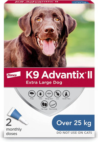 K9 Advantix II for Dogs over 25kg = 55lbs