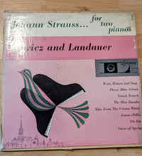 Johann Strauss for Two Pianos Vinyl Record