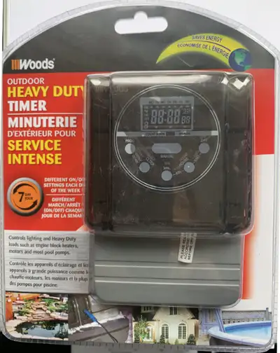 WOODS Outdoor HEAVY DUTY Timer, View more
