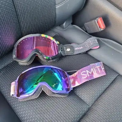 Youth ANON and SMITH Ski Snowboard Goggles , View more