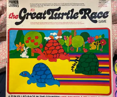 Vintage 1976 Parker Great Turtle Race board game, View more