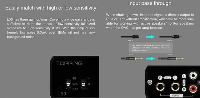 Topping L50 Balanced Headphone Amplifier - OFFERS WELCOME in Headphones in Ottawa - Image 3