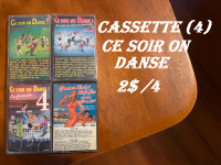 Cassettes (4)  ce soir on danse