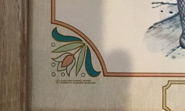 Holly Hobbie Prints X 3 Carlton Cards Wood Frames 9"x11"-1975 in Arts & Collectibles in City of Toronto - Image 7