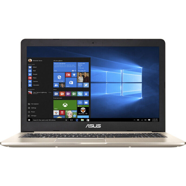 Asus VivoBook Pro N850_i7 8750H 6 core_16gb, 256gb_GTX 1050 4K in Laptops in City of Toronto