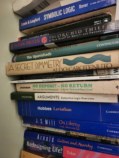 i have between 50-100 books that need new homes. price is negotiable. and I can send more pics. if y...