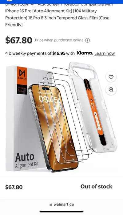 Dimoncoat Screen protector for iPhone 15 Pro , View more