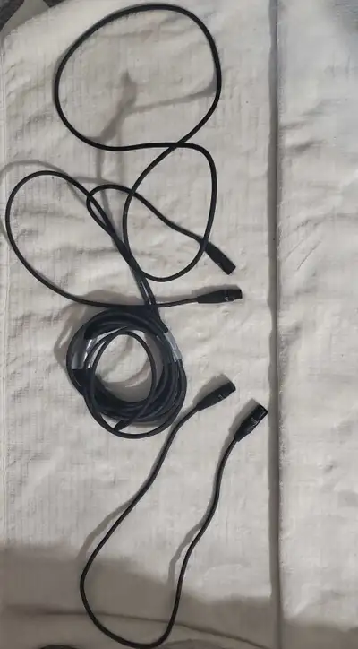 XLR Microphone Cables 30FT + 3FT, View more