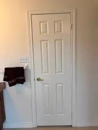 doors (bedroom, bathroom, closet)