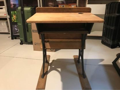 Antique folding school desk in Desks in St. Catharines - Image 3