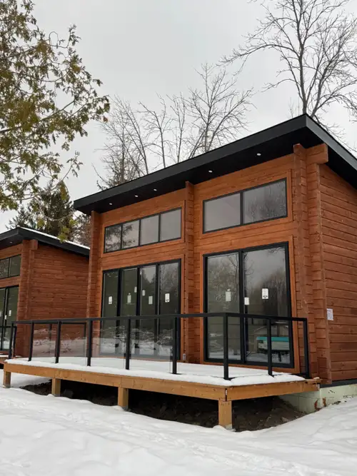 Stay at our newly built 2 and 3-bedroom lakefront cottage on the peaceful shores of Rice Lake. With...