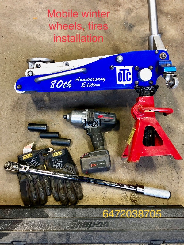 ONSITE Mobile Tires/ wheels ChangeOver! WE COME TO YOU Lic.Tech Tires & Rims Oakville