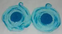 Scrub 'n' Shine Crocheted Dishcloths with Scrubby