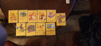 Gold pokemon  card collection