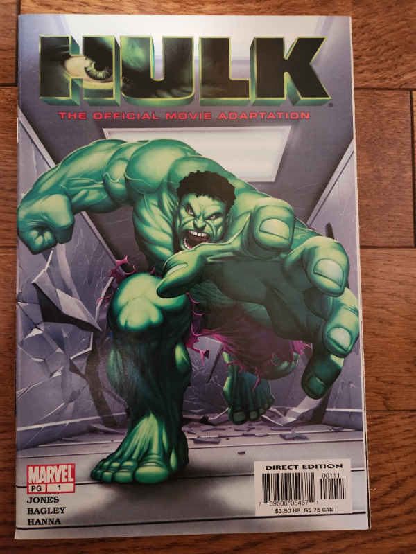 Marvel Comics Hulk movie adaptation in Comics & Graphic Novels in Oshawa / Durham Region