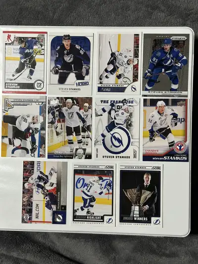 Steven Stamkos hockey card lot, View more