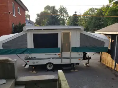 2000 Viking Tent Trailer, new floor last year and new mattresses last year. $1500 obo.