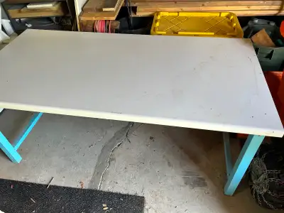 Steel work table, View more