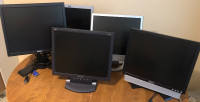 Five 17 and 19-inch Bulk Computer Monitors