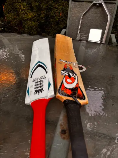 Cricket Bats(2) Red/White England Cricket 2- Longer Lava AS, View more
