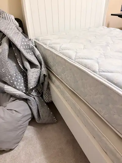 Free single bed mattress + box, View more
