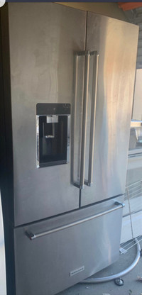 Kitchenaid stainless refrigerator work  delivery available 