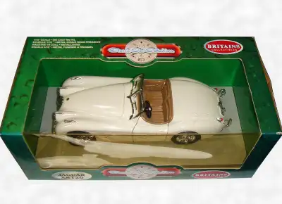 **$80!** **ERTL 1:18 1948 Jaguar XK120 Diecast Model** — part of the **Britains Collectibles / Europ...