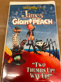 Walt DisneyJames and the Giant Peach VHS NEW Sealed 1996