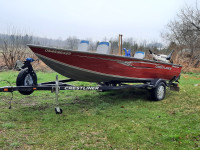 NEW PRICE! Boat, motor and trailer for Sale, excellent condition