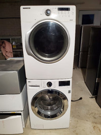 WHIYE FRONT LOAS    WASHER  ELECTRIC DRYER SET