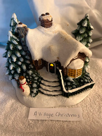 A Village Christmas - $50 Thomas Kinkade Teleflora village piece
