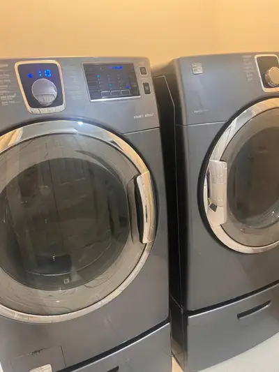 Washer and dryers with pedestals, View more