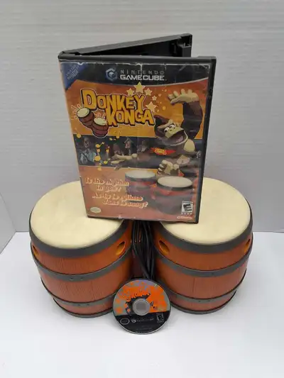 GameCube Donkey Konga w/Drums , View more